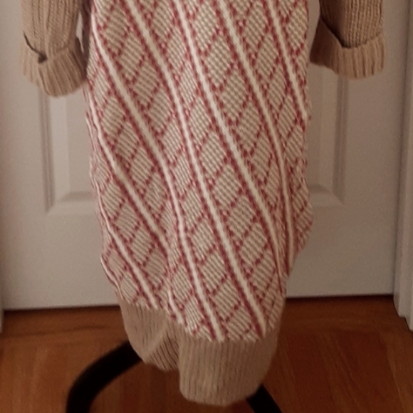 Anthropologie Woven Open Front Duster Sweater - Picture 5 of 6